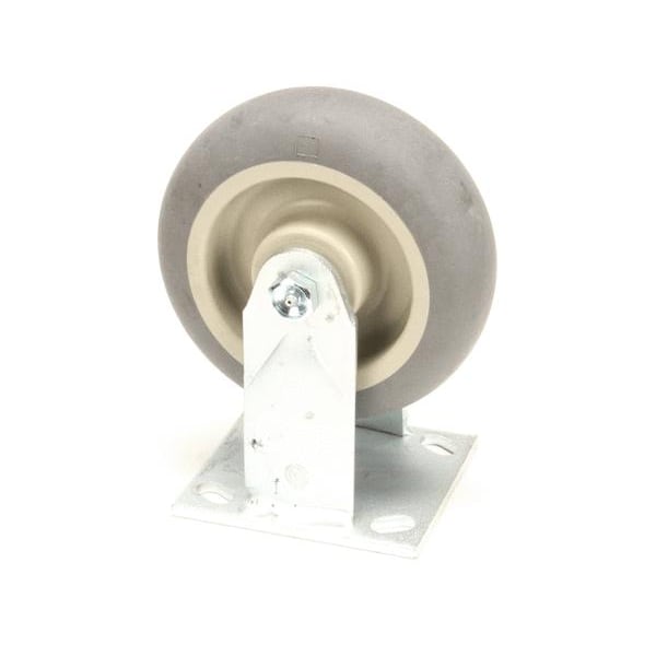 Caster 6D, Rubber Donut, Plt,